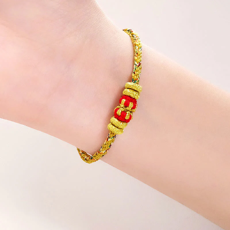 Chinese Zodiac Natal Buddha Colorful String Luck Bracelet - Image 10