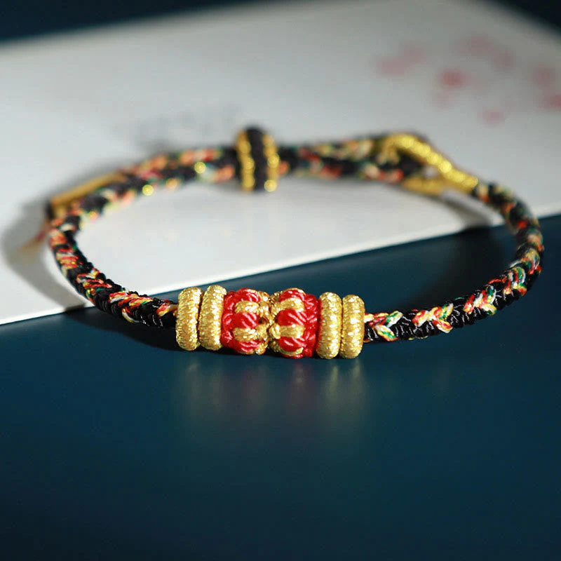 Chinese Zodiac Natal Buddha Colorful String Luck Bracelet - Image 11