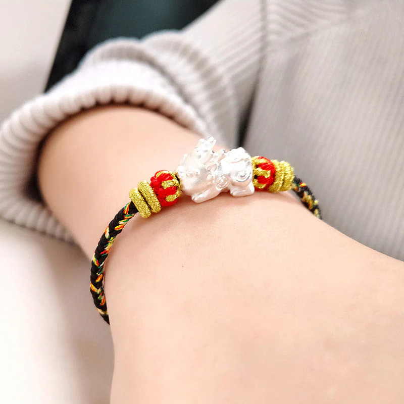 Chinese Zodiac Natal Buddha Colorful String Luck Bracelet - Image 12