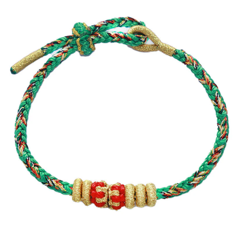 Chinese Zodiac Natal Buddha Colorful String Luck Bracelet - Image 13
