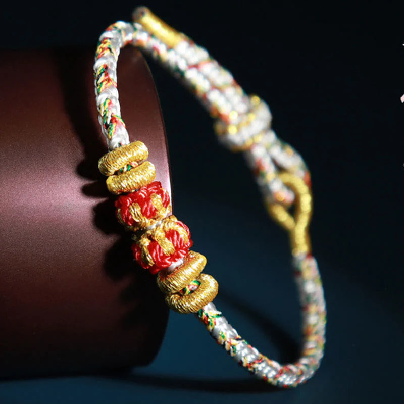 Chinese Zodiac Natal Buddha Colorful String Luck Bracelet - Image 9