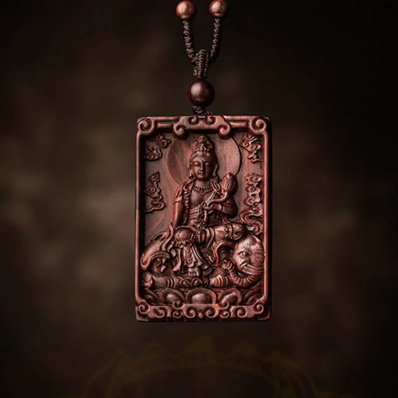 Chinese Zodiac Red Sandalwood Protection Necklace - Image 11