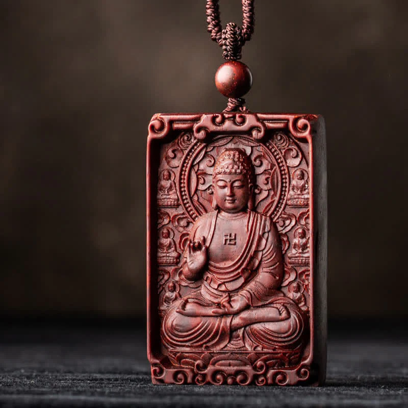 Chinese Zodiac Red Sandalwood Protection Necklace - Image 12