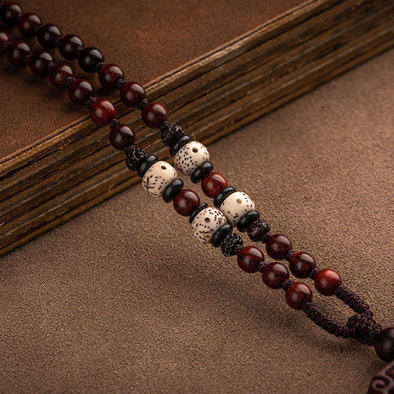 Chinese Zodiac Red Sandalwood Protection Necklace - Image 7