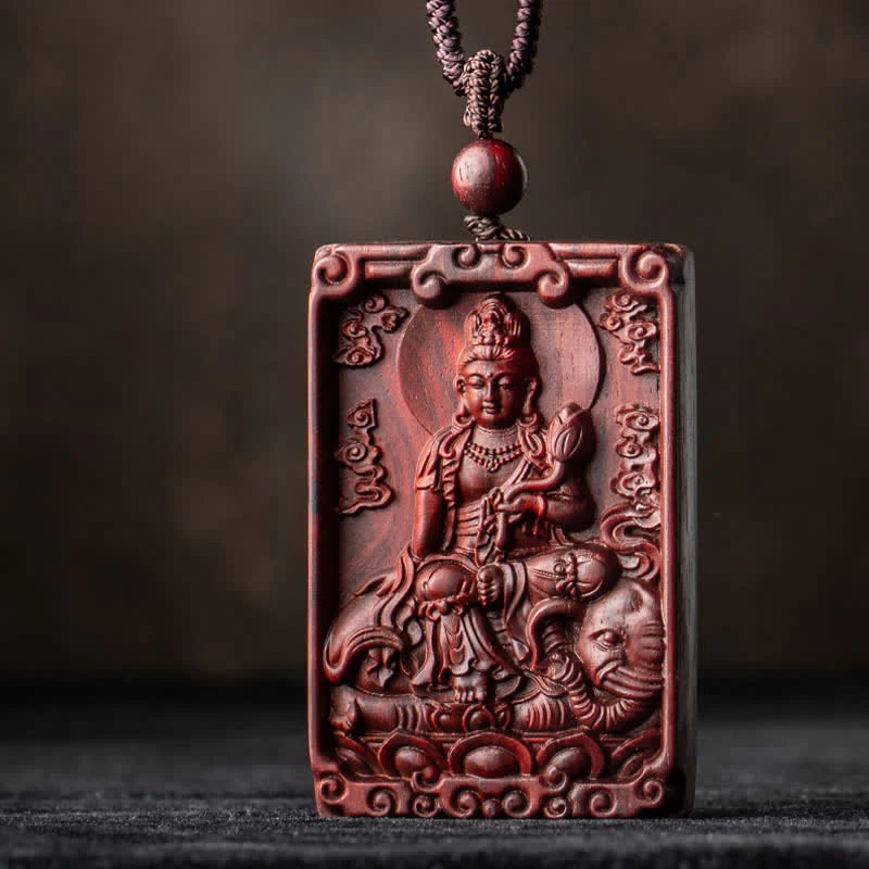 Chinese Zodiac Red Sandalwood Protection Necklace - Image 9