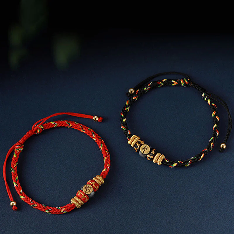 Chinese Zodiac Silver Red String Bracelet 18-28cm - Image 5