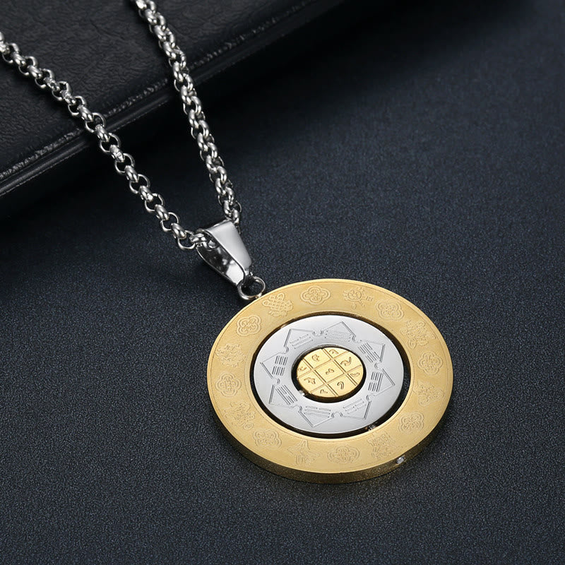 Chinese Zodiac Yin Yang Necklace | Rotatable Bagua Pendant - Image 6
