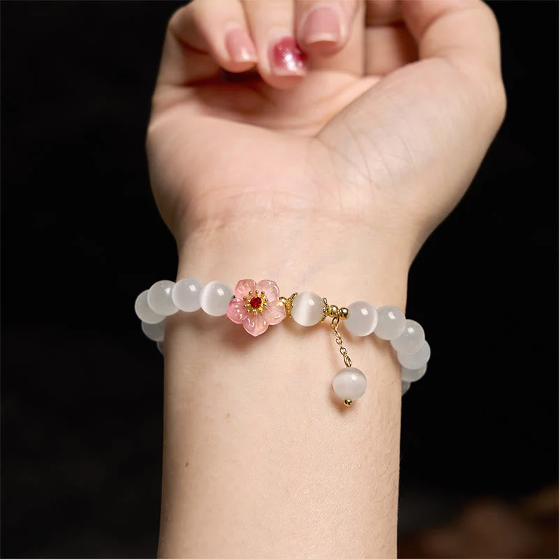8mm Chrysoberyl Cat's Eye Support Bracelet for Peace - Image 7