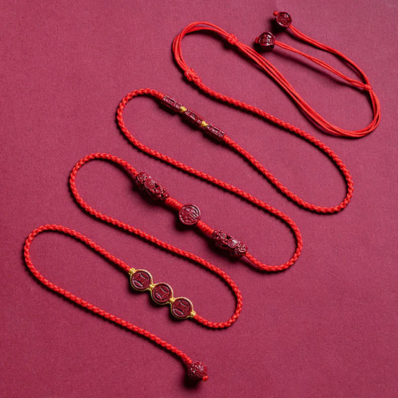 Cinnabar PiXiu Red String Belly Chain for Calm Blessing - Image 13