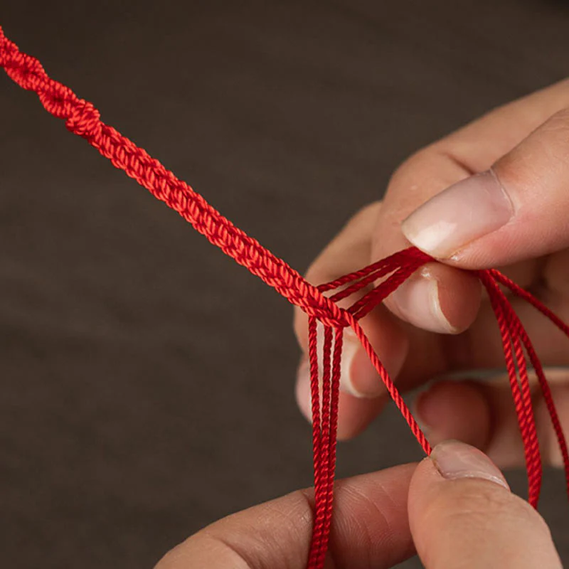 Cinnabar PiXiu Red String Belly Chain for Calm Blessing - Image 4