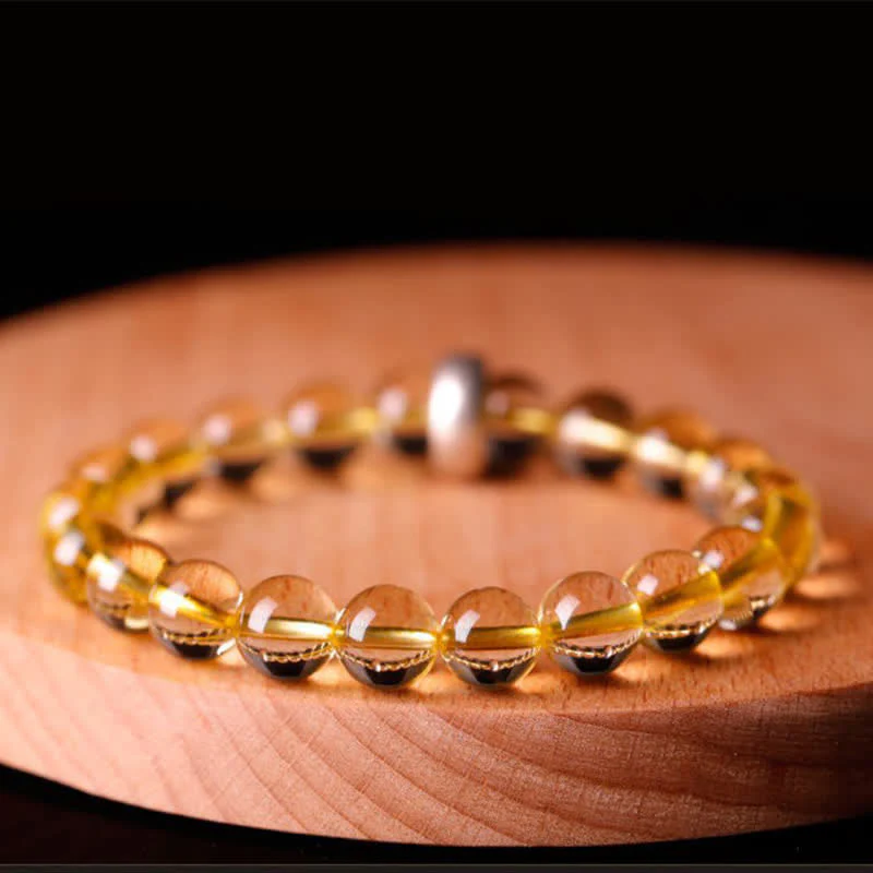 8mm Citrine Chinese Zodiac Bracelet for Spiritual Protection - Image 14