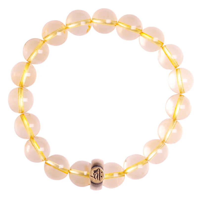 8mm Citrine Chinese Zodiac Bracelet for Spiritual Protection - Image 18