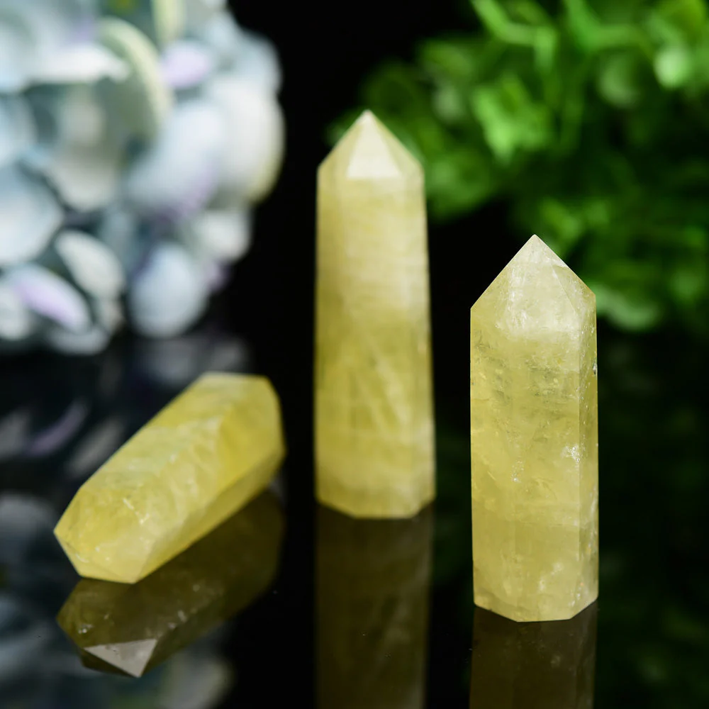 2.5-4.5 inch Citrine Crystal Points for Healing & Energy - Image 2