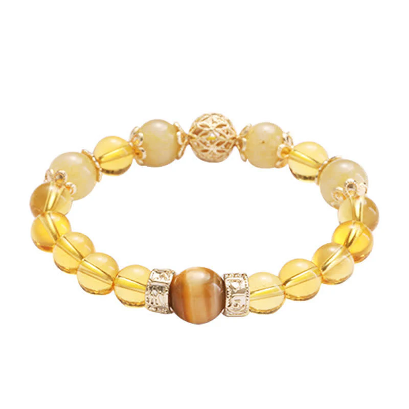 Citrine Generosity Prosperity Bracelet 16cm Elastic - Image 10