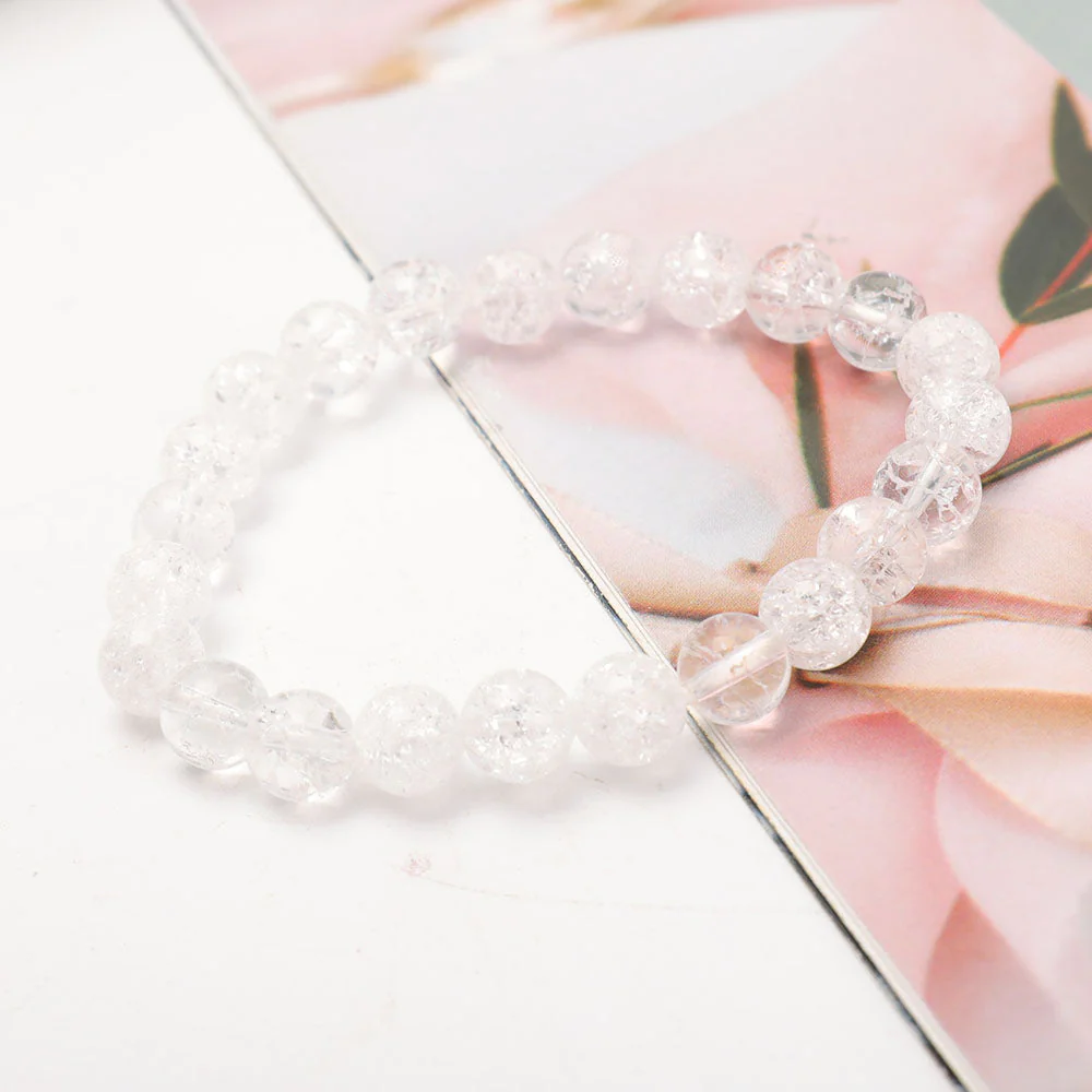 8.5mm Clear Quartz Crystal Healing Bracelet - Image 10