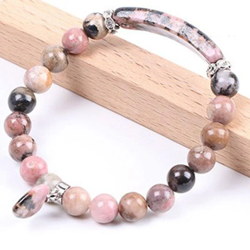 8mm Clear Quartz Love Heart Healing Bracelet for Balance - Image 14