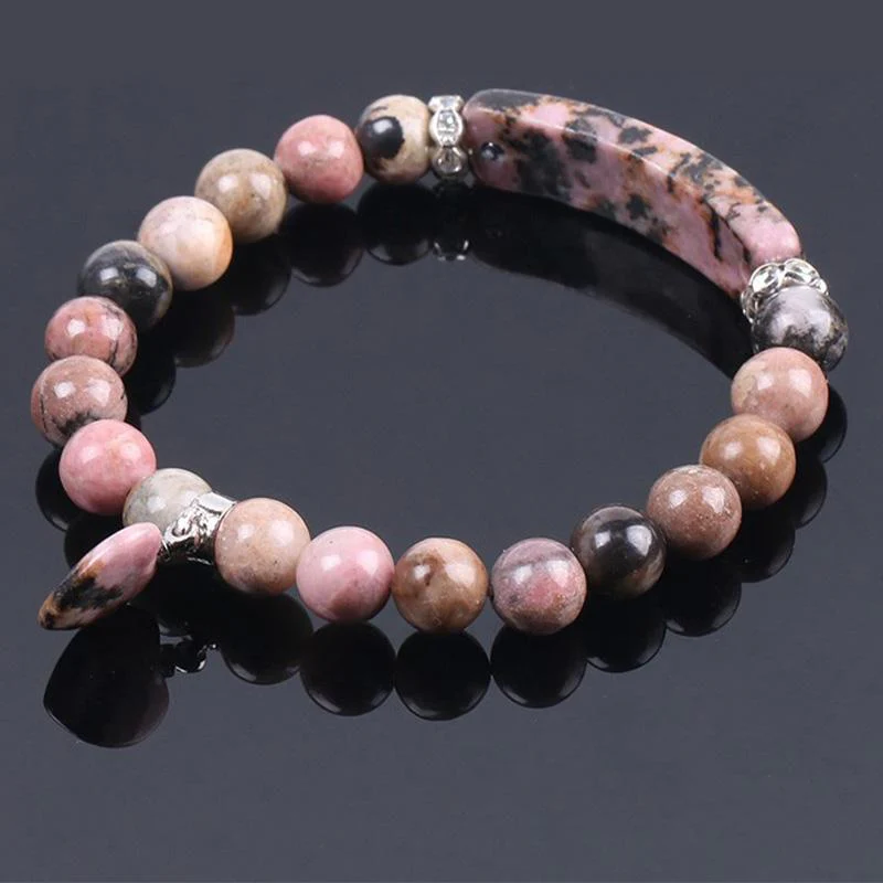 8mm Clear Quartz Love Heart Healing Bracelet for Balance - Image 16