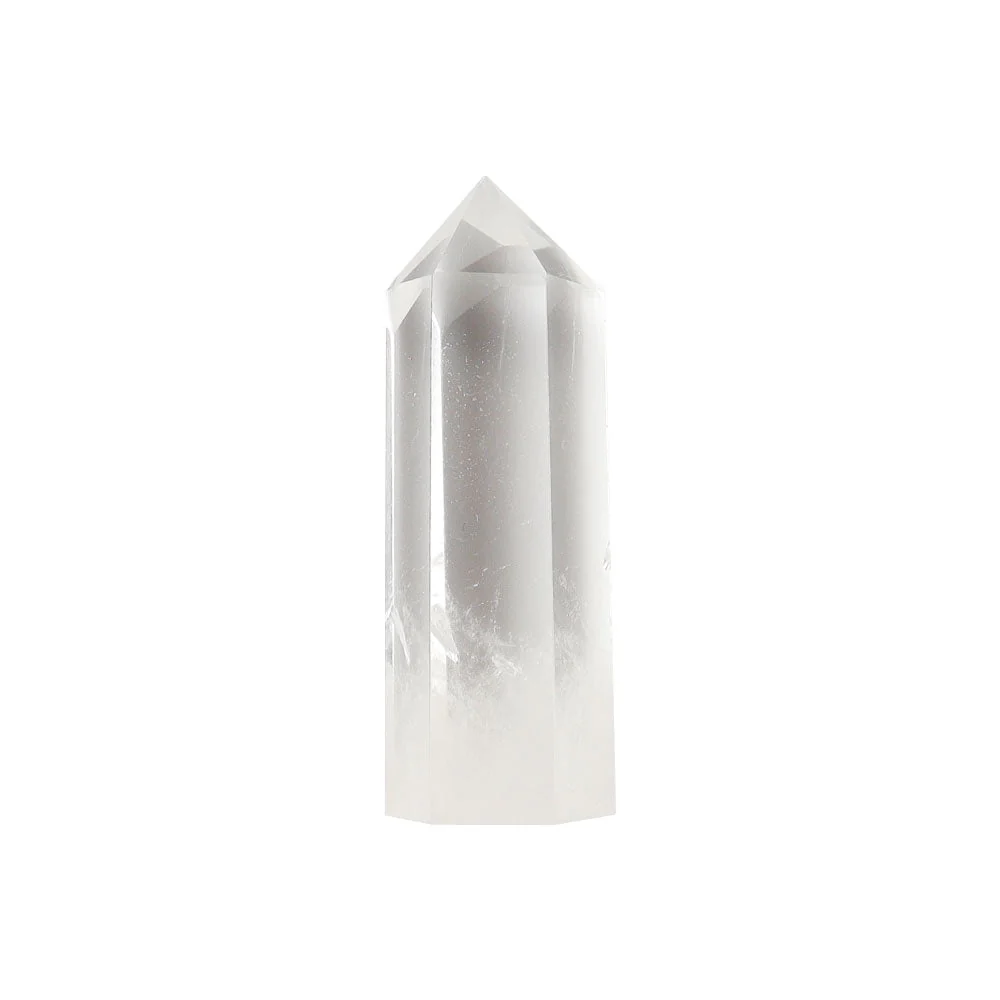 Set of 3 Clear Quartz Crystal Points 2.5-3 inch for Healing - Image 2
