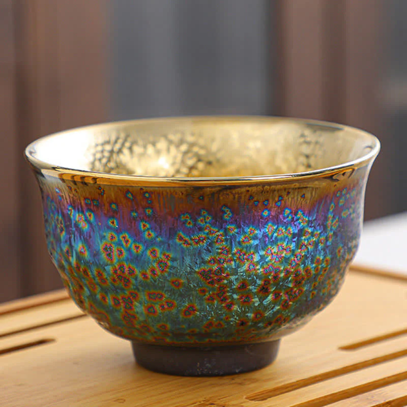 Colorful Ceramic Chinese Tea Cup 135ml Handcrafted Artistry - Image 11