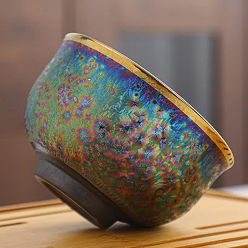 Colorful Ceramic Chinese Tea Cup 135ml Handcrafted Artistry - Image 14