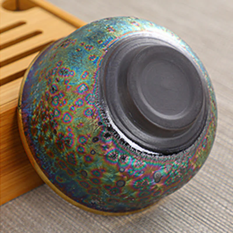 Colorful Ceramic Chinese Tea Cup 135ml Handcrafted Artistry - Image 15