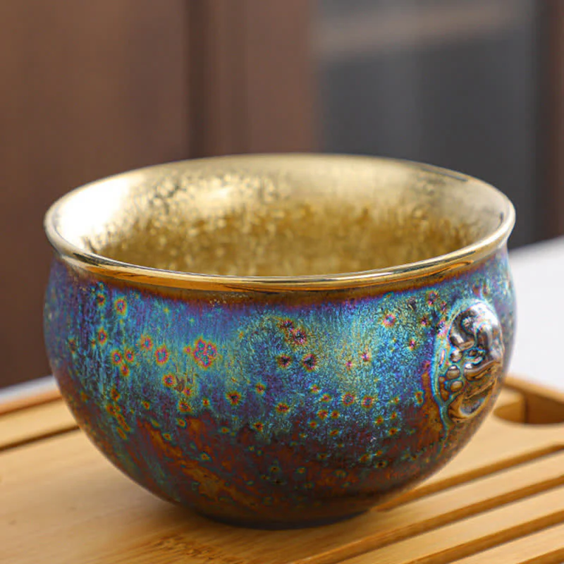 Colorful Ceramic Chinese Tea Cup 135ml Handcrafted Artistry - Image 17