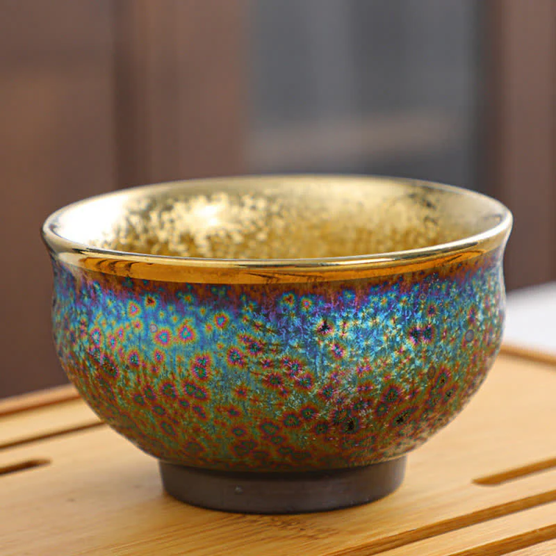 Colorful Ceramic Chinese Tea Cup 135ml Handcrafted Artistry - Image 25