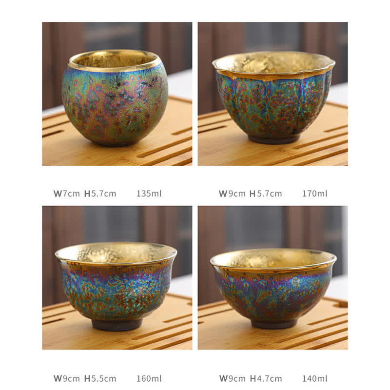 Colorful Ceramic Chinese Tea Cup 135ml Handcrafted Artistry - Image 30