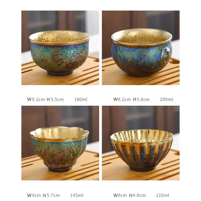Colorful Ceramic Chinese Tea Cup 135ml Handcrafted Artistry - Image 31