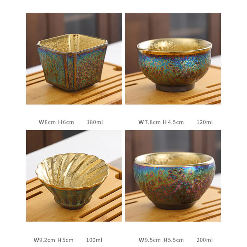 Colorful Ceramic Chinese Tea Cup 135ml Handcrafted Artistry - Image 32