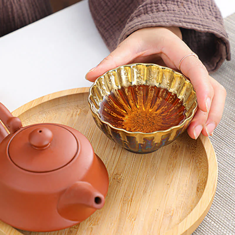Colorful Ceramic Chinese Tea Cup 135ml Handcrafted Artistry - Image 4