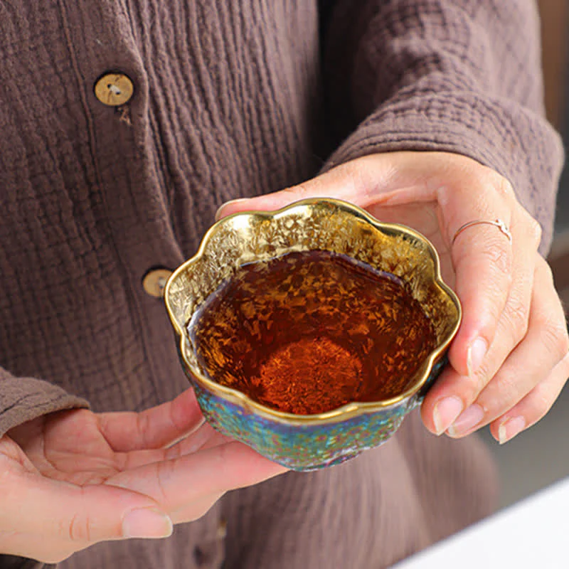Colorful Ceramic Chinese Tea Cup 135ml Handcrafted Artistry - Image 5