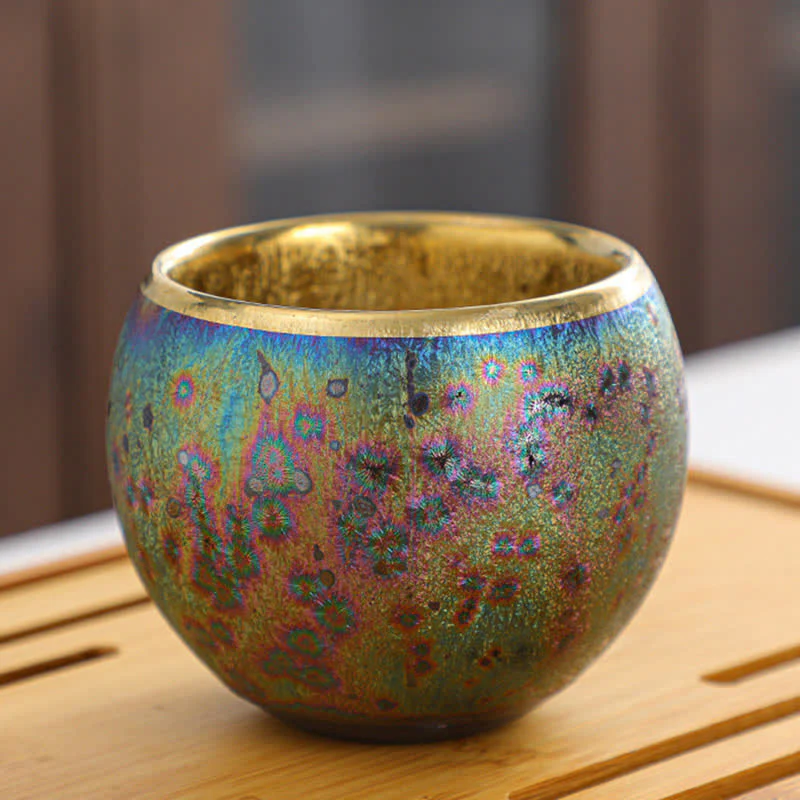 Colorful Ceramic Chinese Tea Cup 135ml Handcrafted Artistry - Image 7