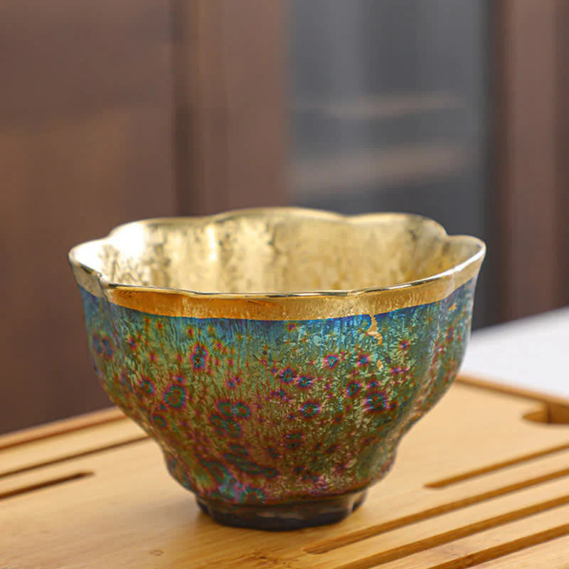 Colorful Ceramic Chinese Tea Cup 135ml Handcrafted Artistry - Image 9