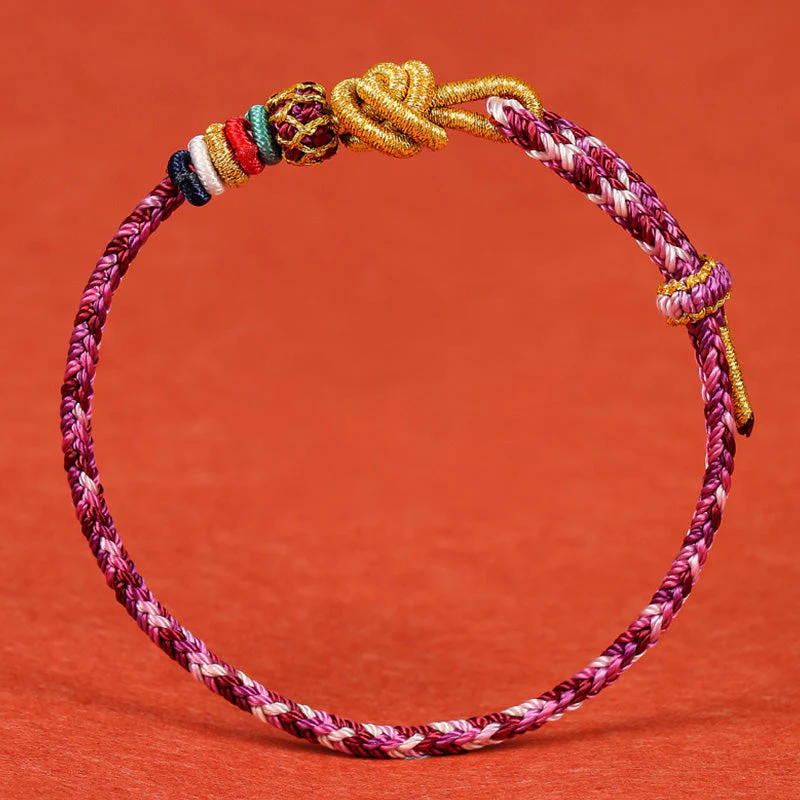Colorful Dunhuang Protection Rope Bracelet for Spiritual Balance - Image 6