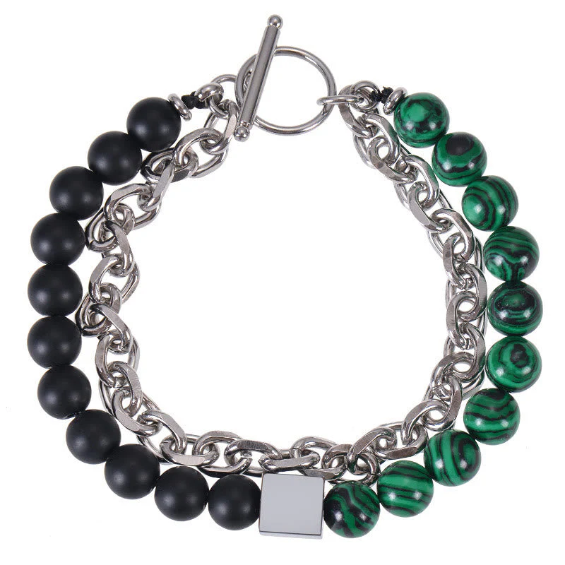 8mm Colorful Tiger Eye Double Wrap Protection Bracelet - Image 16