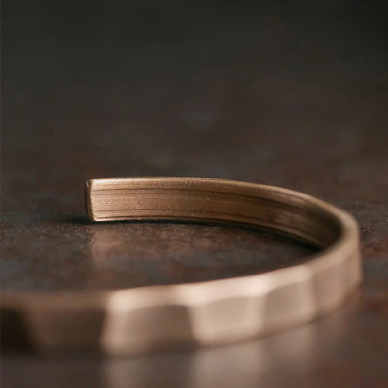 Copper Adjustable Cuff Bracelet for Wealth & Balance | Spiritual - Image 10