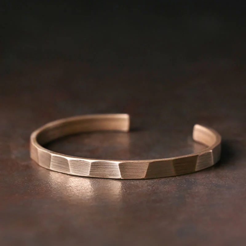 Copper Adjustable Cuff Bracelet for Wealth & Balance | Spiritual - Image 11