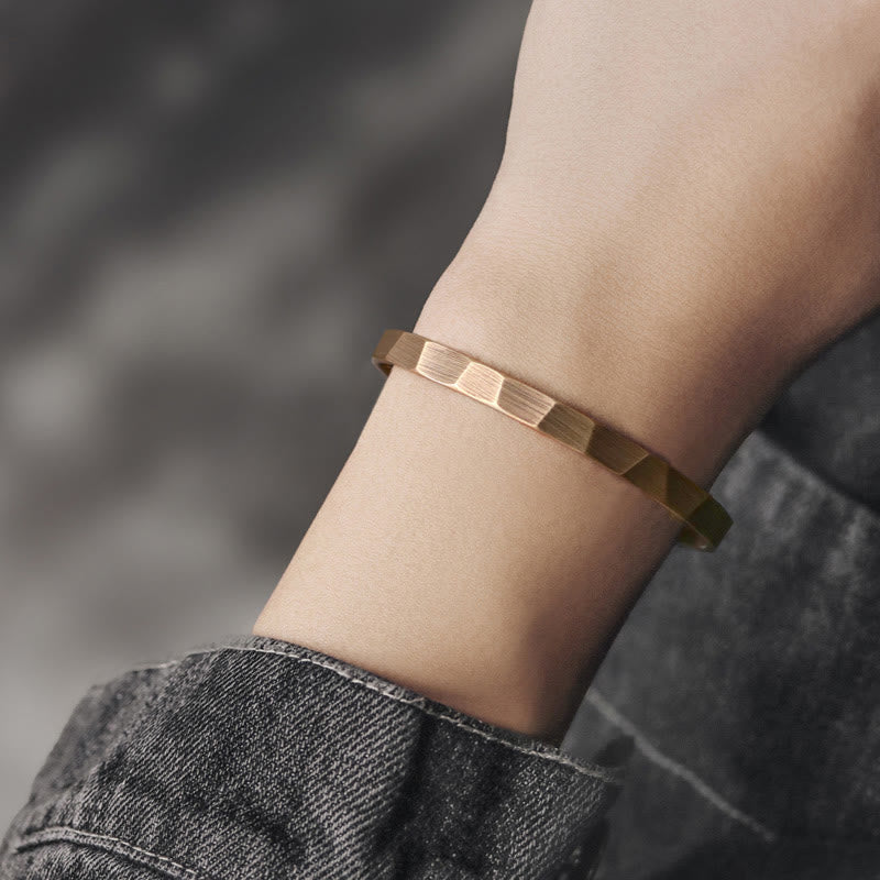 Copper Adjustable Cuff Bracelet for Wealth & Balance | Spiritual - Image 12