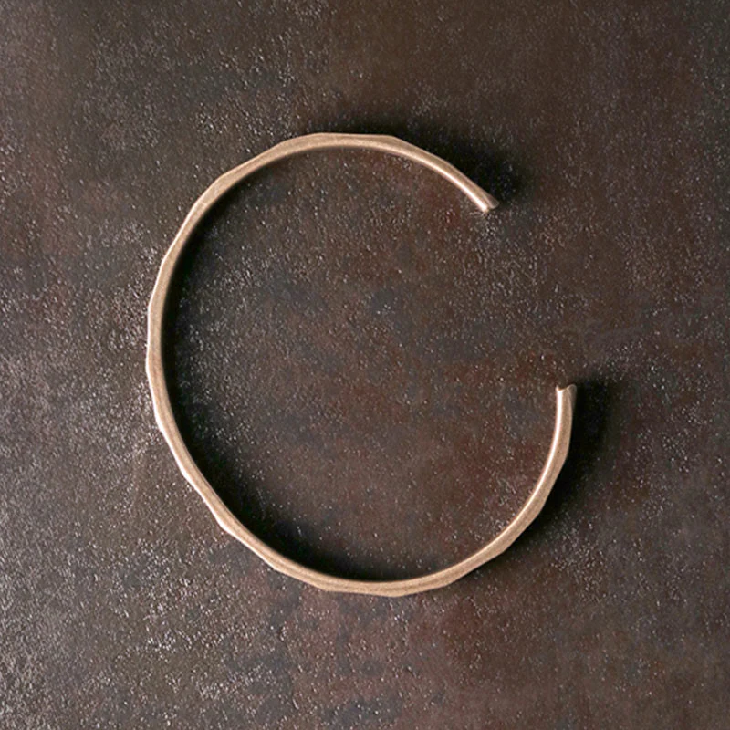 Copper Adjustable Cuff Bracelet for Wealth & Balance | Spiritual - Image 5