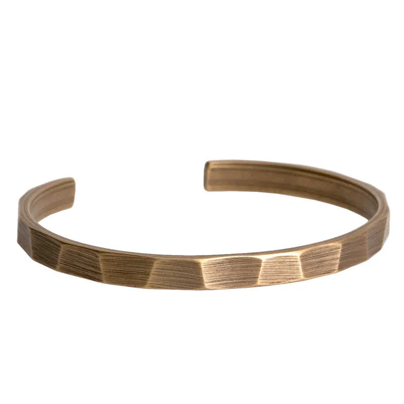 Copper Adjustable Cuff Bracelet for Wealth & Balance | Spiritual - Image 7