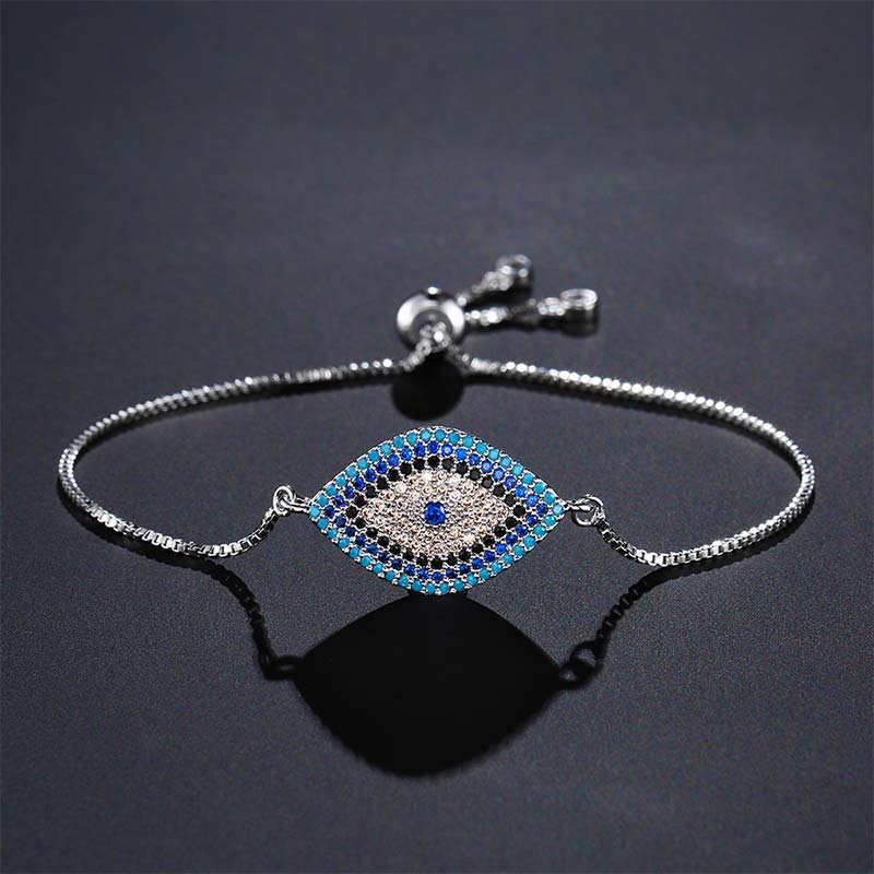 Copper Evil Eye Protection Bracelet | Adjustable Healing - Image 2