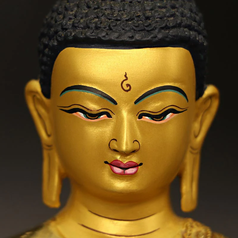 Copper Gold Plated Buddha Statue | Compassion & Serenity Decor - Image 7