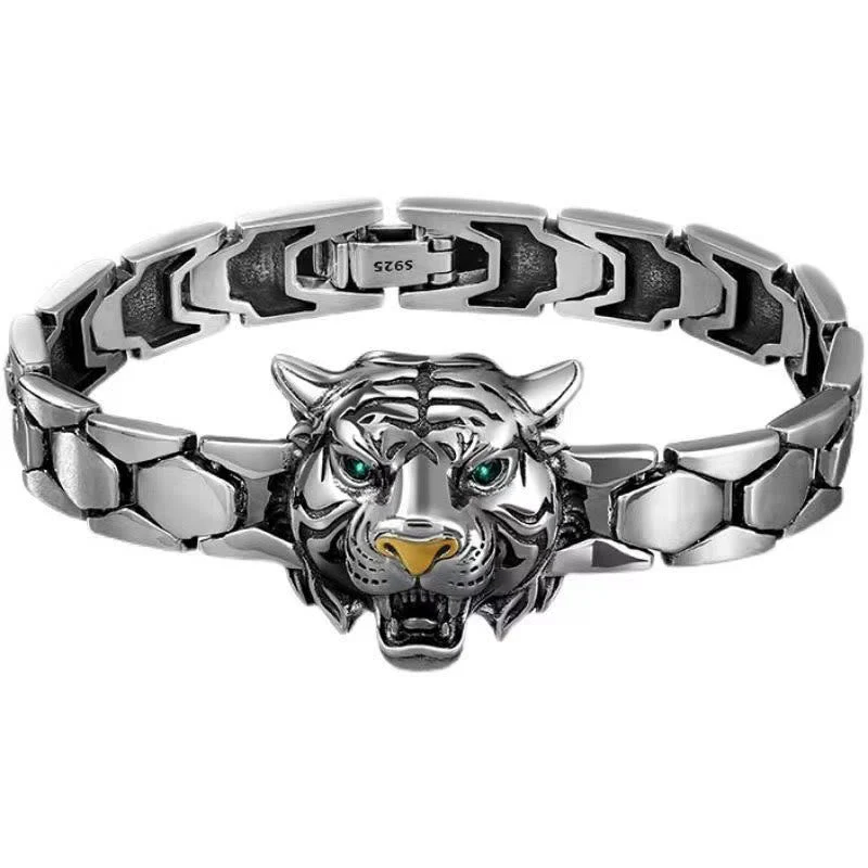 Copper Tiger Head Healing Bracelet for Balance & Luck - Image 10