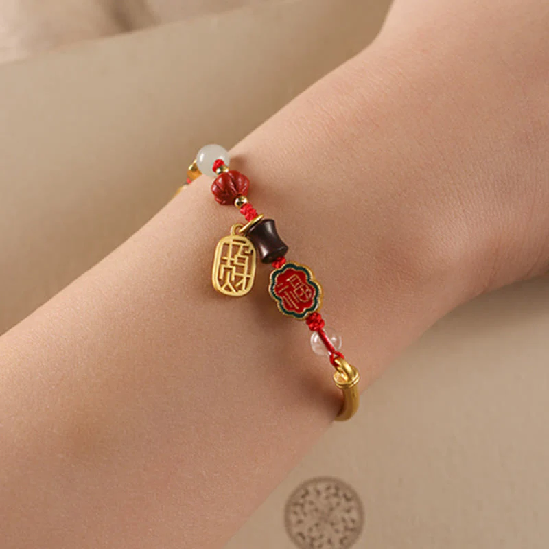 Copper Auspicious Clouds Wealth Bracelet for Luck & Prosperity - Image 11