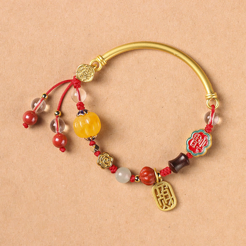 Copper Auspicious Clouds Wealth Bracelet for Luck & Prosperity - Image 7