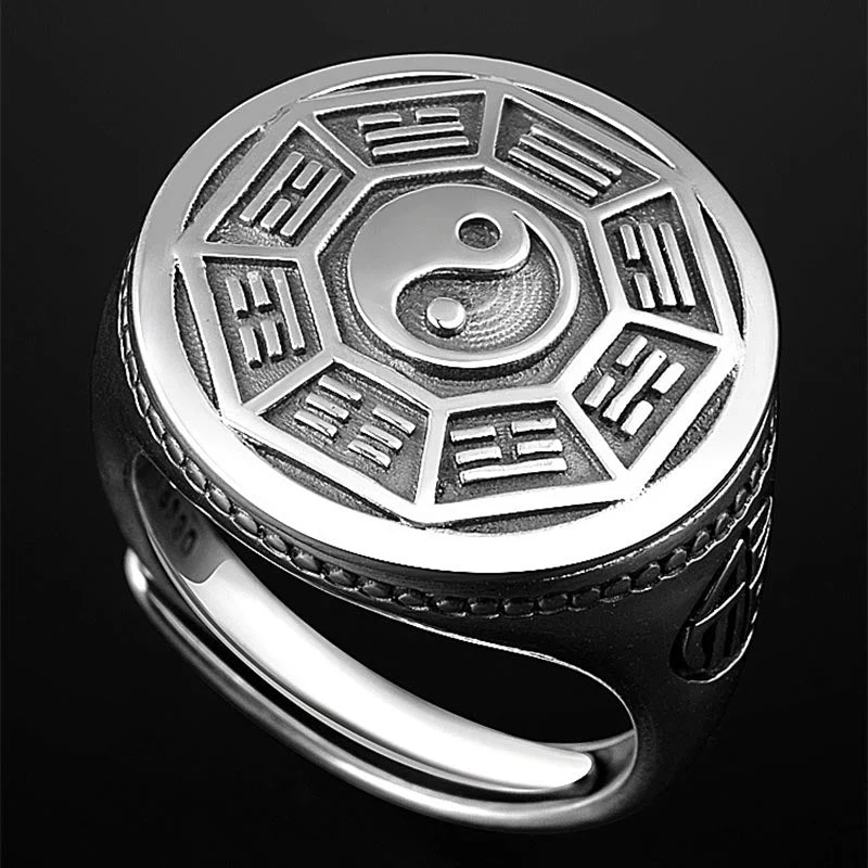 Copper Yin Yang Balance Ring 14.5mm Unisex Healing - Image 5