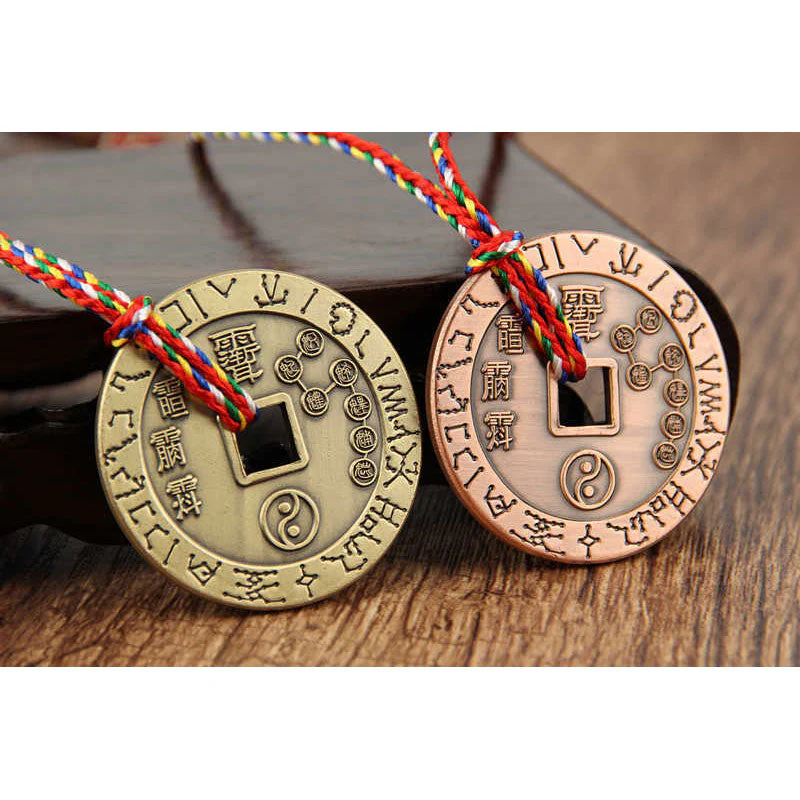 Copper Yin Yang Pendant for Balance and Protection 3.5cm - Image 10