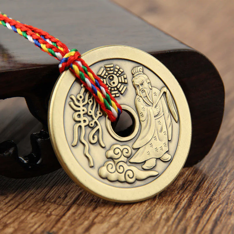 Copper Yin Yang Pendant for Balance and Protection 3.5cm - Image 5