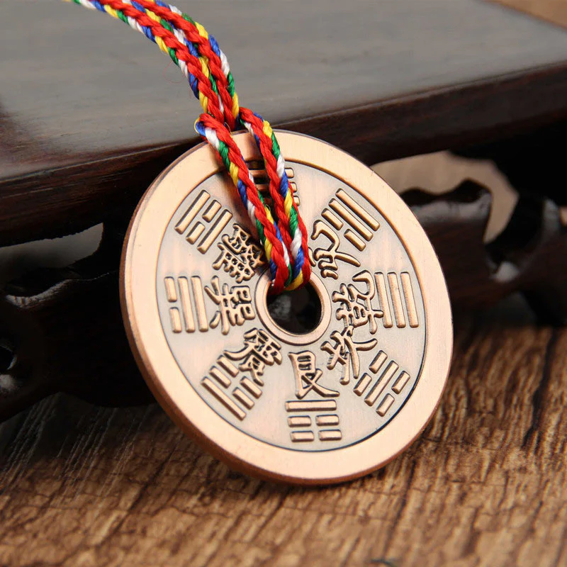Copper Yin Yang Pendant for Balance and Protection 3.5cm - Image 6